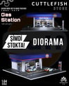 MoreArt 1:64 GULF GAS STATION SCENE MODEL MO936203