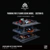 MoreArt 1:64 PARKING FOR 3 FLOORS SCENE MODEL (SECTION B) MO921002