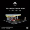 MoreArt 1:64 SHELL GAS STATION SCENE MODEL