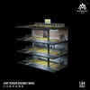 MoreArt 1/64 STEEL FRAME GARAGE PARKING LOT SCENE DIORAMA - American Style MO922002
