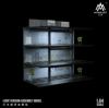 MoreArt 1:64 STEEL FRAME GARAGE PARKING LOT SCENE