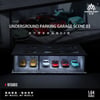 MoreArt 1:64 UNDERGROUND PARKING GARAGE SCENE DIORAMA 03 MO915003