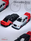 Rhino Model 1:64 Mercedes Benz W124 Modified -White RM101-A