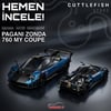 Rhino Model 1:64 Pagani Zonda 760 MY Coupe version - Carbon Blue