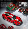 Rhino Model RM Ford GT40 Transparent Red 1:64