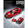 Rhino Model RM Ford GT40 Transparent Red 1:64