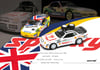 Sparky X Tiny 1:64 Porsche 944 Turbo 1987 & Turbo Cup 1988 Combo Set