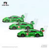 STAR RACE 1/64-Porsche 911 GT3 R - Tyrannosaurus - 3 Car Set