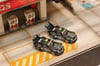 Street Weapon 1:64 RWB 993 Matte Black Apple (Low Tail)