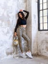 Desenli Ekstra Yüksek Bel Spor Tayt 263