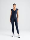 Luna Backless Lacivert Renk 3302