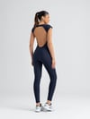 Luna Backless Lacivert Renk 3302