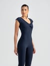 Luna Backless Lacivert Renk 3302