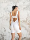 Şort Scrunch Butt Tulum Beyaz Renk 1706