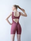 Şort Scrunch Butt Tulum Koyu Rose 1704
