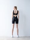Şort Scrunch Butt Tulum Siyah Renk 1700