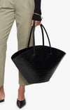  Üç Gözlü Düz Bej Tote Bag Kadın Çantası 