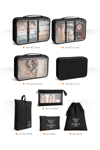 8 PARÇA Seyahat Valiz İçi Organizer - Bavul Ambalaj Seti Saklama Kutuları, Hurç - 2 YIL GARANTİ