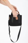 Kadın Krem Kanvas Çapraz Askılı Mini The Tote Bag El Omuz Çanta
