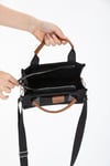Kadın Krem Kanvas Çapraz Askılı Mini The Tote Bag El Omuz Çanta