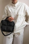 Puffer Kabartmalı Puf Kumaş Kapitoneli Shopper Kadın Çantası