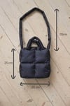 Puffer Kabartmalı Puf Kumaş Kapitoneli Shopper Kadın Çantası