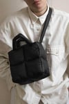 Puffer Kabartmalı Puf Kumaş Kapitoneli Shopper Kadın Çantası