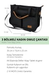 ÜÇ GÖZLÜ THE TOTE BAG CANVAS KADIN OMUZ ÇANTA