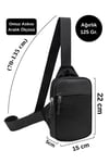 Unisex Impertex Kumaş Telefon Bölmeli Bel Ve Çapraz Omuz Çanta Göğüs Seyahet Günlük Bodybag