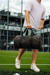 Woys Siyah Renk Silindir Spor Çantası - GYM Çantası