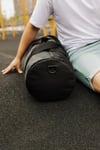 Woys Siyah Renk Silindir Spor Çantası - GYM Çantası