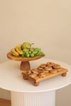 2 Li 29/12 LuccaVe 17x30 Cm Risus Ahşap Dikdörtgen Pasta Sunum Servis Tabağı Seti