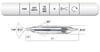  EVAR  HSS DIN 333/A R   PUNTA MATKABI  1.25 MM