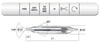  EVAR  HSS DIN 333/A R   PUNTA MATKABI  2.5  MM
