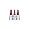 1/4inç Star Delikli Torx CrV S2 Lokmalar