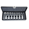 16 Parça 1/2inç CR-V Torx ve E Tipi Torx Lokma Seti