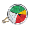 63 mm. 0-80 bar Tarım için Alttan Manometre