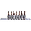 7 Parça 1/4inç CR-V Star Delikli Torx Lokma Seti