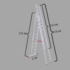 A TİPİ SÜRGÜLÜ MERDİVEN 2.5 MTx3+1=8.5 MT