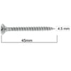 AKDENİZ SUNTA VİDASI 4.5x45 (200 AD.)