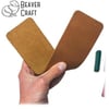 BeaverCraft LS7P03 Deri Parlatma Kayışı ve Macunu Seti, 4 Parça