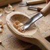 BeaverCraft P8A/14 Avuç İçi Kısa Eğri Oluklu Ahşap Oyma Iskarpelası, 14 mm