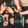 BeaverCraft PW1 Deri Parlatma ve Bileme Tekerleği, 76 mm