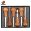 BeaverCraft SC05 Avuç İçi Ahşap Oyma Iskarpela Seti, 6 Parça
