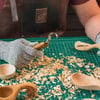 BeaverCraft SK1S-Oak Deri Kılıflı Kaşık Oyma Bıçağı