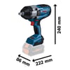 BOSCH DARBELİ SOMUN SIKMA GDS18V-1000 06019J8304