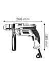 Bosch Gsb 13 Re Professional Darbeli Matkap - 0601217100