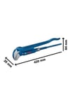 Bosch PİPE WENCH 45* 420MM S TYPE CORNER PİPE (W3T)