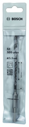 Bosch - Plus-1 Serisi, SDS-plus Kırıcı Delici Matkap Ucu 5.5*160 mm