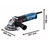 BOSCH TAŞLAMA DEVİR AYARLI GWS17-125S 06017D0300